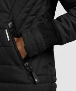 Khujo SHINE2 STRUCTURED - Abrigo De Invierno - Schwarz, Mujer -Tienda de ventas KHUJO 9ca48de0a5814360a434bbbe9553ebee