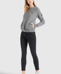 Khujo LISEL - Sudadera - Grau Meliert, Mujer -Tienda de ventas KHUJO 9ccc7da39dda4cdcbd98bfe0e1008730