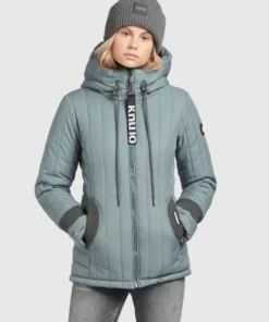 Khujo TWEETY PRIME5 - Chaqueta De Entretiempo - Blaugrau, Mujer