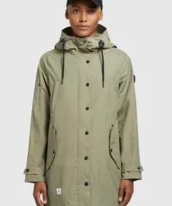 Khujo JELLE - Parka - Graugrün, Mujer