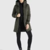 Khujo JERRY PRIME5 STRUCTURED - Abrigo De Invierno - Dunkeloliv, Mujer