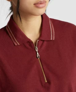 Khujo VELDA - Polo - Tibetan Red, Mujer -Tienda de ventas KHUJO 9ee54e4f8178405c83c6986690d861cb