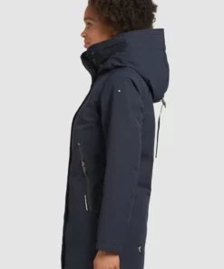 Khujo VIONA2 - Abrigo De Invierno - Dunkelblau, Mujer -Tienda de ventas KHUJO 9ff3672e42c44fbca2911e44dee5b3a1