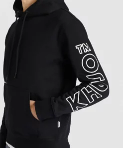 Khujo RODNEY - LOGO - Jersey Con Capucha - Black, Hombre -Tienda de ventas KHUJO a0f085a2b59148329add4f4f62f5e88f