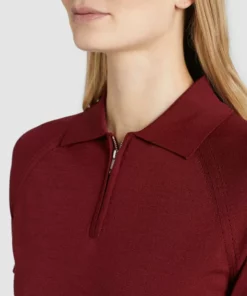 Khujo PANNA - Vestido De Punto - Dunkelrot, Mujer -Tienda de ventas KHUJO a11e403ae1944410985b2034e7f8fc6d