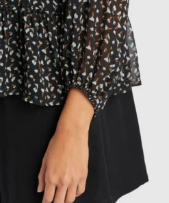 Khujo KLEMENTINA - Blusa - Black/blue, Mujer -Tienda de ventas KHUJO a170f9db761c4d86a9d20127aef7cf74