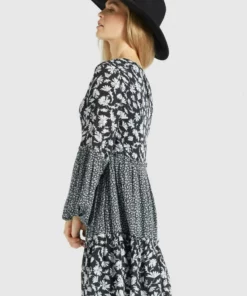 Khujo GRANATA - Vestido Informal - Schwarz Weiß, Mujer -Tienda de ventas KHUJO a1c1211d35774153a85be18aa397cfec