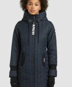 Khujo JERRY PRIME5 STRUCTURED - Abrigo De Invierno - Dunkelblau, Mujer