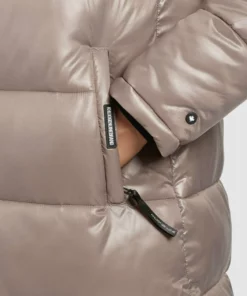 Khujo CORINNA SHINY - Abrigo De Invierno - Taupe Glänzend, Mujer -Tienda de ventas KHUJO a34a43d3b1f14a0e90cb38d68a1f5c5e