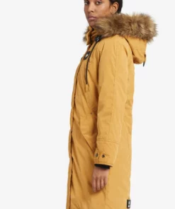 Khujo EFFI - Abrigo De Invierno - Mustard, Mujer -Tienda de ventas KHUJO a35bb90ec0234aaeb69b1f0bd63d3e54