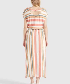 Khujo DOREEN - Vestido Largo - Mehrfarbig Gestreift, Mujer 10 Khujo DOREEN - Vestido Largo - Mehrfarbig Gestreift, Mujer -Tienda de ventas KHUJO a40a2b10c0e2483aa03776b4d99e820c