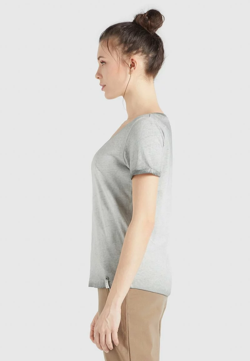 Khujo BARU - Camiseta Básica - Grau, Mujer 6 Khujo BARU - Camiseta Básica - Grau, Mujer - Imagen 6