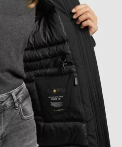 Khujo KANDA - Abrigo De Invierno - Schwarz, Mujer -Tienda de ventas KHUJO a4d5131008f44ebea9b1fb21dc0d27f4