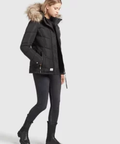 Khujo WINSEN - Chaqueta De Invierno - Schwarz, Mujer