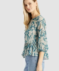 Khujo KLEMENTINA - Blusa - Light Blue, Mujer -Tienda de ventas KHUJO a50cd221acec46edbb0ce1db21b247dc