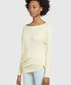 Khujo SHEA - Jersey De Punto - Hellgelb, Mujer -Tienda de ventas KHUJO a58f4a9e1c0446f3b41c6551a58d2ad9