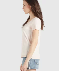 Khujo PERGOLA - Camiseta Básica - Apricot, Mujer -Tienda de ventas KHUJO a5f803425c914b0e88410c3cb0ee5146