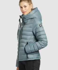 Khujo LOVINA2 SHINE - Chaqueta Fina - Blaugrau, Mujer -Tienda de ventas KHUJO a73c2a8d2b7c4220bc25bb6df9ed2096