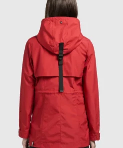 Khujo FELINA - Impermeable - Rot, Mujer -Tienda de ventas KHUJO a760e8f1deb94ddbba171ee59074b890