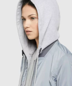 Khujo PERSEE - Chaqueta Fina - Grey, Mujer -Tienda de ventas KHUJO a77343aa68b644cf8462002a0c01c8cd