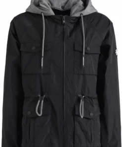 Khujo FAMKE - Chaqueta De Entretiempo - Schwarz, Mujer -Tienda de ventas KHUJO a7ebf9d98efa425fa128f03111ceebed