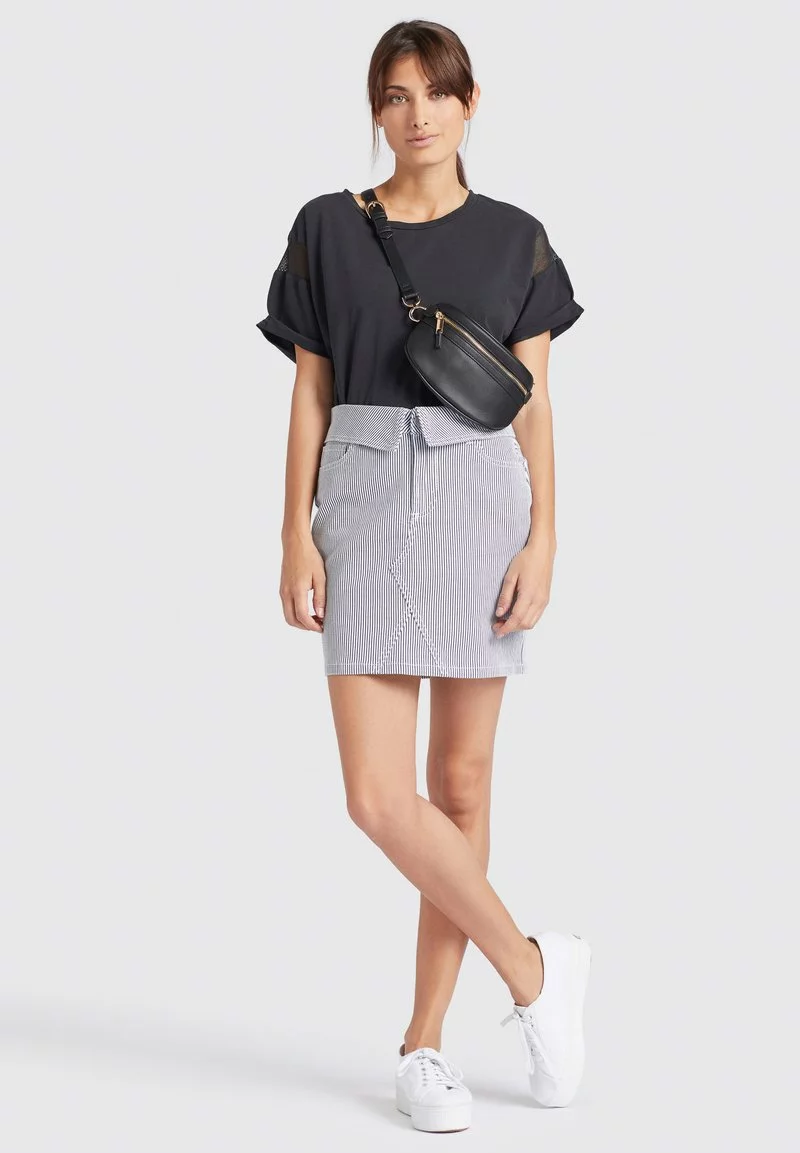 Khujo RASHY - Falda Vaquera - Blau-weiß, Mujer 2 Khujo RASHY - Falda Vaquera - Blau-weiß, Mujer - Imagen 2