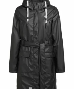 Khujo GLENNA - Impermeable - Schwarz, Mujer -Tienda de ventas KHUJO a81b2e1b004446dbbe81cec3b0064ce2