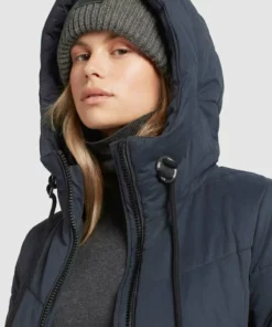 Khujo ARIBAY PEACHED - Abrigo De Invierno - Dunkelblau, Mujer -Tienda de ventas KHUJO a89b6120fc234655923ae6c414dd1e0b