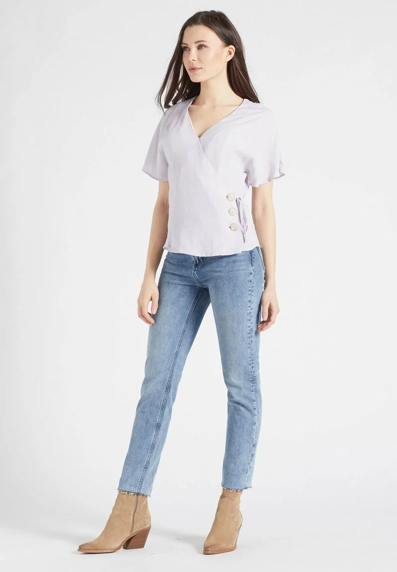 Khujo GIOVANNA - Blusa - Flieder-weiß Gepunktet, Mujer 8 Khujo GIOVANNA - Blusa - Flieder-weiß Gepunktet, Mujer - Imagen 8