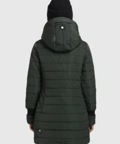 Khujo SHINE2 LIGHT - Abrigo De Invierno - Dunkelgrün, Mujer -Tienda de ventas KHUJO a8f6a8a8f70c4630a7bf932e54020c63