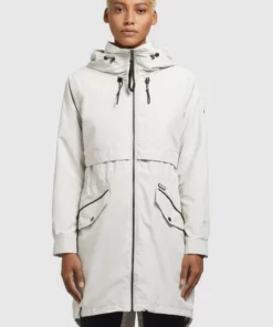 Khujo ARIANA - Parka - Hellgrau, Mujer
