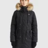 Khujo CODISH - Abrigo De Invierno - Schwarz, Mujer