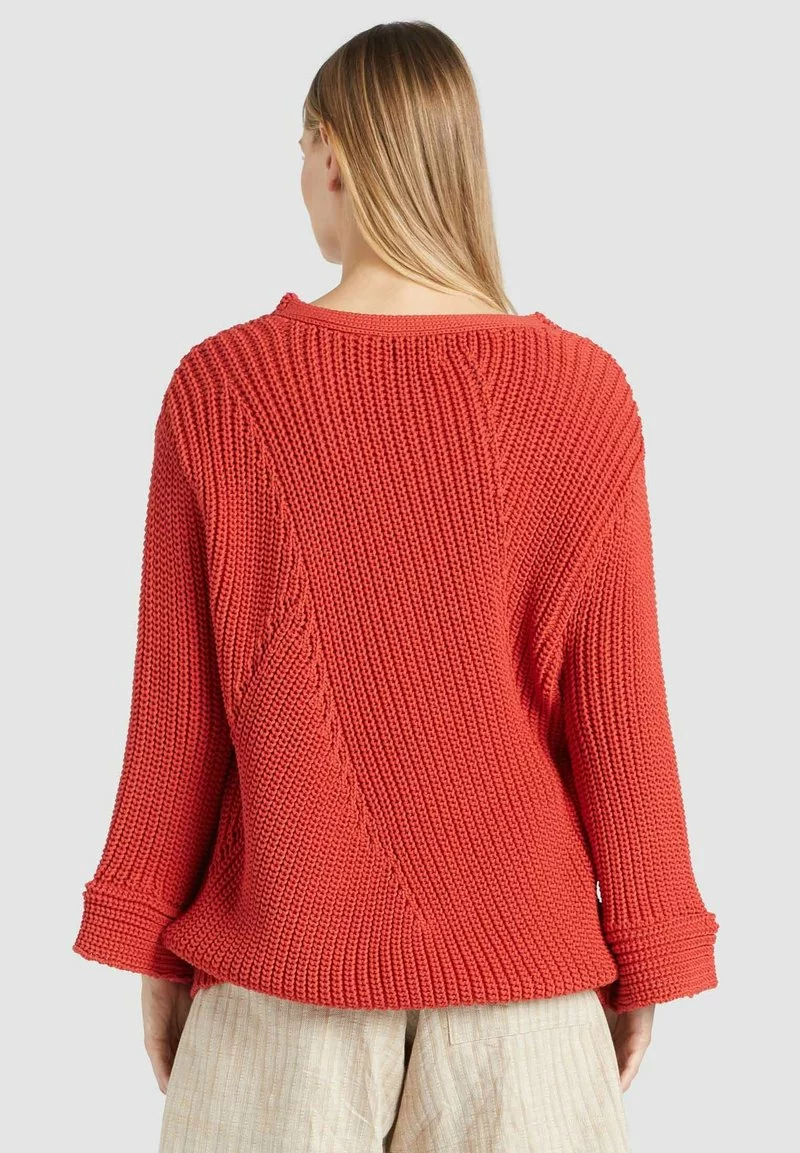 Khujo NIKKI - Jersey De Punto - Burned Orange, Mujer 3 Khujo NIKKI - Jersey De Punto - Burned Orange, Mujer - Imagen 3