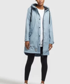 Khujo ODELIE - Impermeable - Hellblau, Mujer -Tienda de ventas KHUJO aba771dce3bd46e490cb27483c21be65