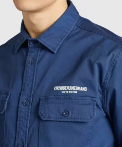 Khujo ROGER - Camisa - Blue, Hombre -Tienda de ventas KHUJO ac80d61db0b143278e6c0afadaddffce