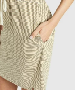 Khujo ANNEMARIE - Vestido Ligero - Weiß-ocker Gestreift, Mujer -Tienda de ventas KHUJO ad797726918a48feaa4a941a9a566da6