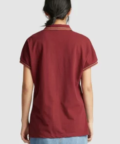 Khujo VELDA - Polo - Tibetan Red, Mujer -Tienda de ventas KHUJO adabd80da1ee40ebac40c2d7ddeaadb4
