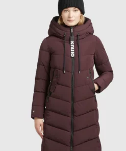 Khujo AYLEENA - Abrigo De Invierno - Weinrot, Mujer