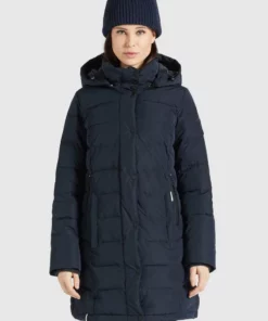 Khujo DELINAS2 - Abrigo De Invierno - Dunkelblau, Mujer