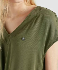 Khujo ANNELI - Vestido Vaquero - Khaki Gewaschen, Mujer -Tienda de ventas KHUJO ae7e362020ef4452879d903a5aeb29e5