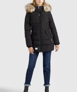 Khujo AMARAY - Abrigo De Invierno - Schwarz, Mujer -Tienda de ventas KHUJO aecdce1f51bd432196f1a8747dcb3117