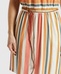 Khujo GABY - Vestido Ligero - Mehrfarbig Gestreift, Mujer -Tienda de ventas KHUJO aed719ba95c64fd896c56a1f4df0b3fb