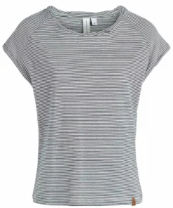 Khujo BABSI - Camiseta Estampada - Weiß Blau Gestreift, Mujer -Tienda de ventas KHUJO af5986c7db4e434cb214d80d2ca7c57a