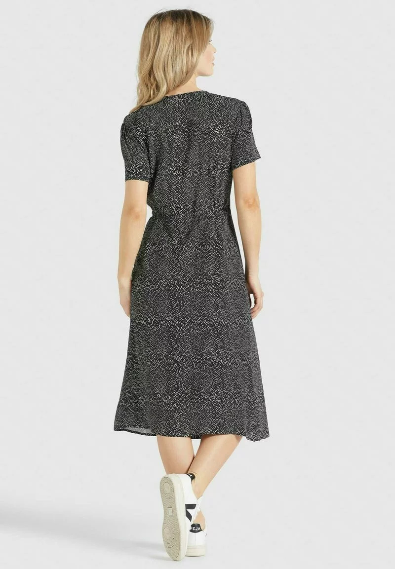 Khujo PORGY - Vestido Informal - Schwarz-weiß Gepunktet, Mujer 3 Khujo PORGY - Vestido Informal - Schwarz-weiß Gepunktet, Mujer - Imagen 3