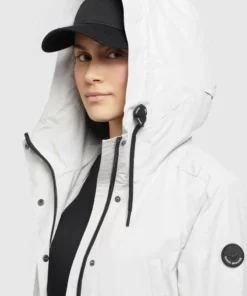 Khujo JELLE - Parka - Hellgrau, Mujer -Tienda de ventas KHUJO b12b4de3c1444c1fa48effb18f6bcf65