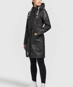 Khujo GLENNA - Impermeable - Schwarz, Mujer -Tienda de ventas KHUJO b19329b371c34098868b691d47b43cd7