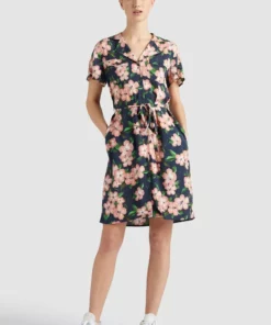 Khujo ELIZAVETA - Vestido Camisero - Xb8 Rose Hawaiian Floral Aop, Mujer -Tienda de ventas KHUJO b1abe8d0123e4484866e219d9f3a7a2b