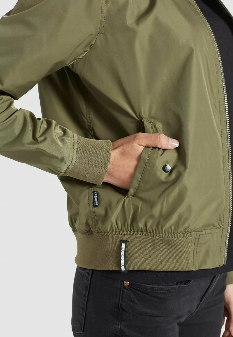 Khujo FENCY - Chaquetas Bomber - Khaki Pes, Mujer 8 Khujo FENCY - Chaquetas Bomber - Khaki Pes, Mujer - Imagen 8