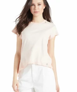 Khujo MATAMA - Camiseta Estampada - Apricot, Mujer