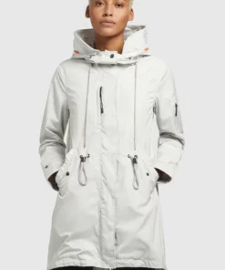 Khujo DAYES - Parka - Hellgrau, Mujer